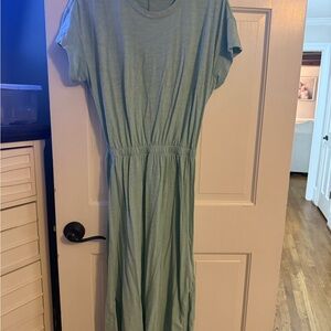 Old Navy Light Blue Midi Dress